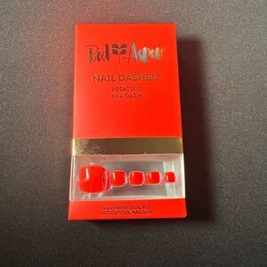 Red Aspen Dashes - Pedicure - Orange Red, Roberta - NIB